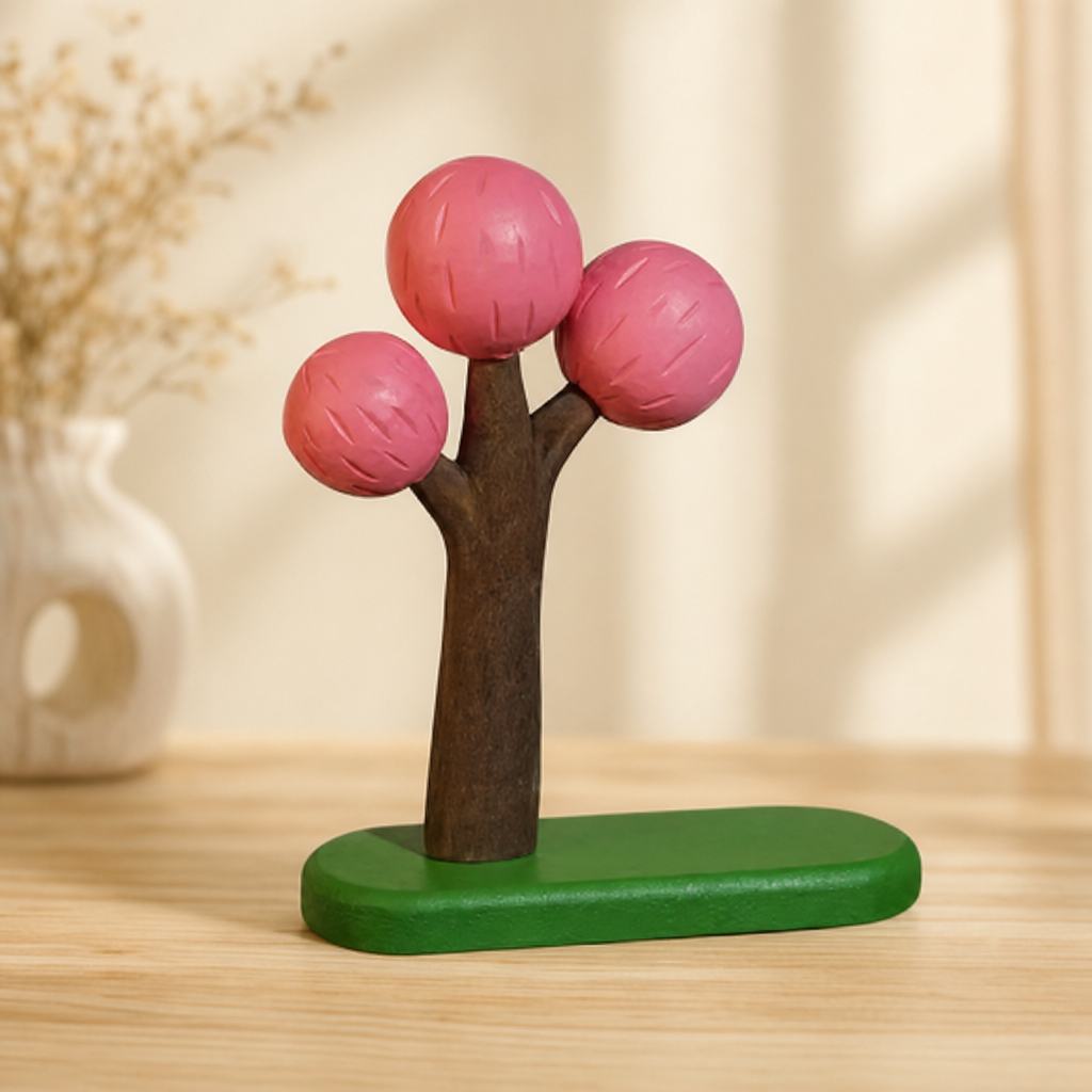 Big Tree Wooden Scene Collection — Cherry Blossom Tree