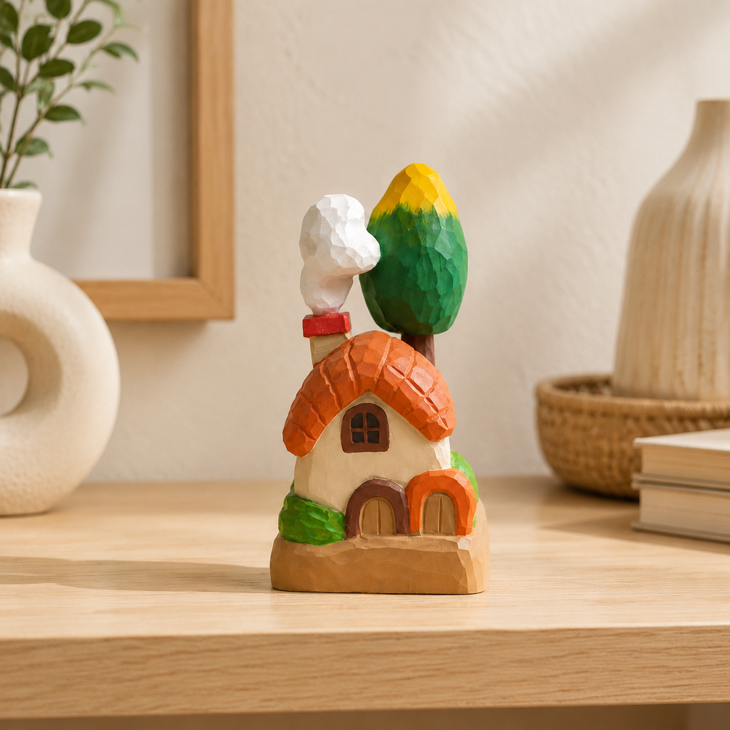 Cozy Tree House | Handmade Wooden Desk Decor - gallery-ai-2 Western lifestyle photo