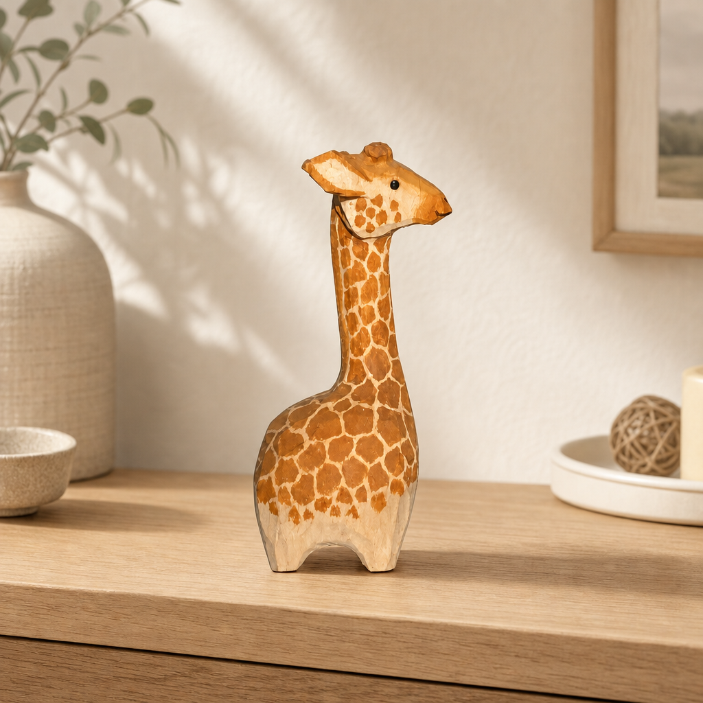 Cute Giraffe | Handmade Wooden Desk Decor - gallery-ai-2 Western lifestyle photo