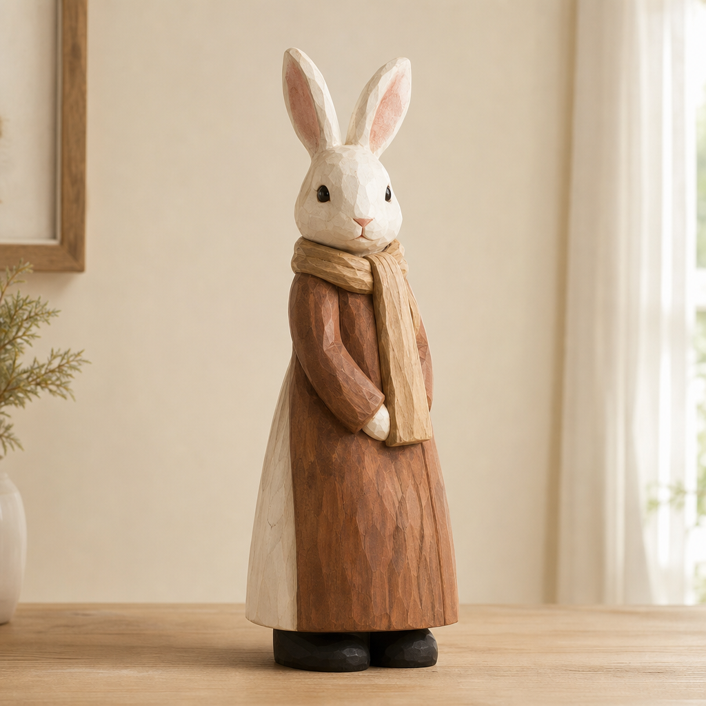 Wooden Princess Rabbit Large - Duoduo Princess Rabbit Large