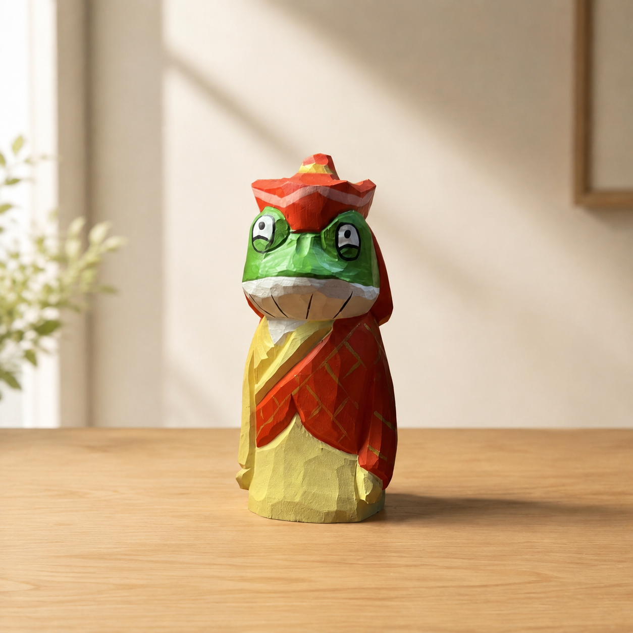 Langlang Mountain Monster | Handmade Wooden Decor - Frog
