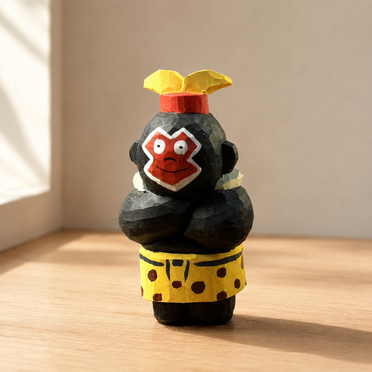 Langlang Mountain Wooden Monster Figures - Gorilla