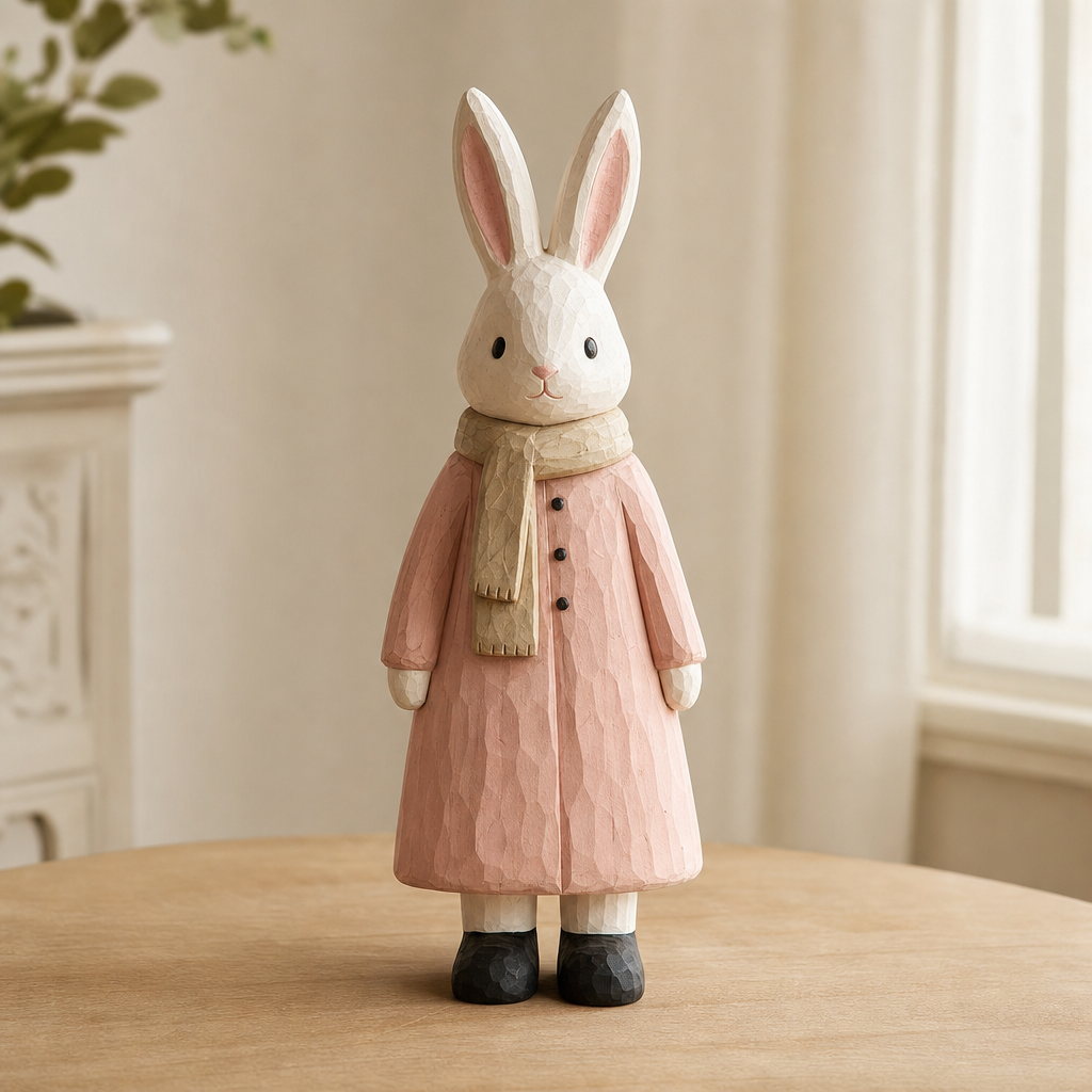 Wooden Princess Rabbit Large - Huahua Princess Rabbit Large