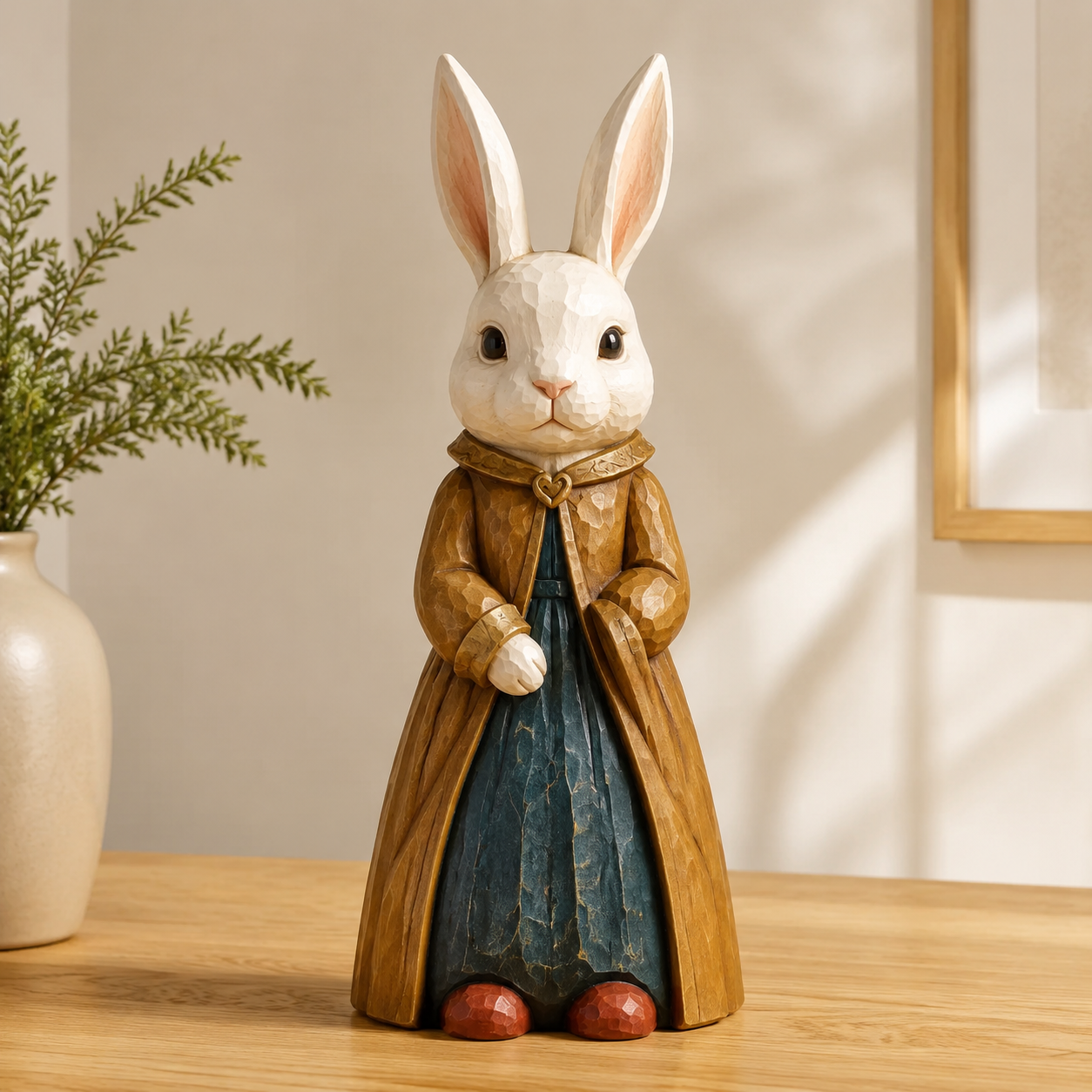Wooden Princess Rabbit Large - Nini Princess Rabbit Large
