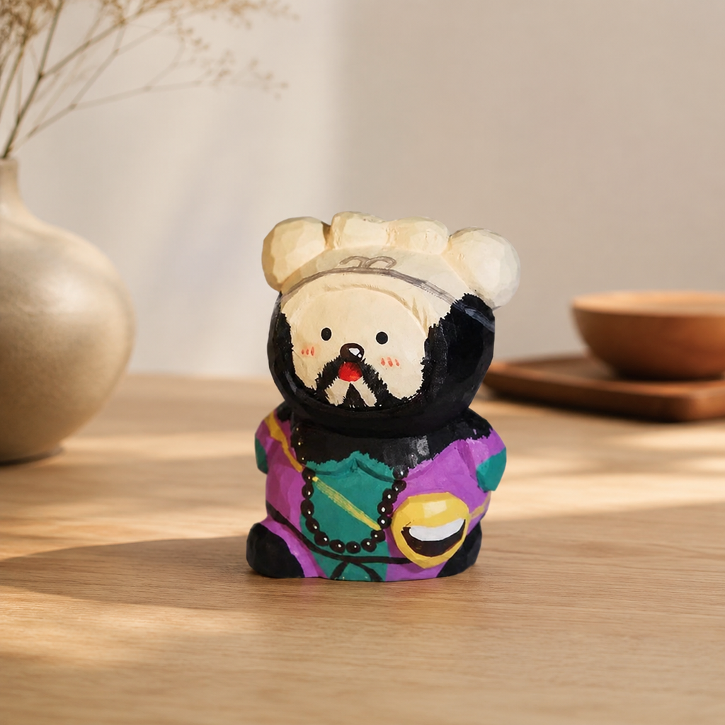 Journey to the West Wooden Figurines | Handmade Desk Decor — Sandy — Western home decor product photo